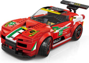 Luke - Race auto - Rood - 164 bricks - Bouwstenen