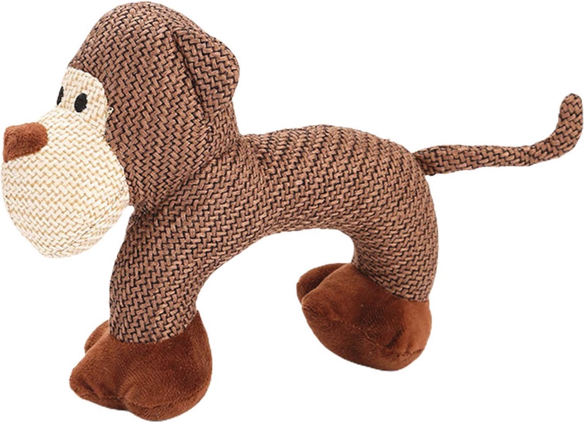 Dutchwide Aap Hondenspeeltje - Honden - Speelgoed - Knuffel - Intelligentie - Tennisbal - Dog toy - Hond - Speeltjes - Puppy