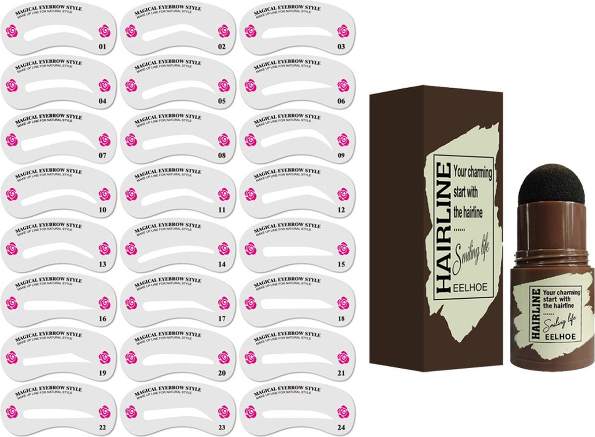 LBB Wenkbrauw stempel - Black - Brow stamp