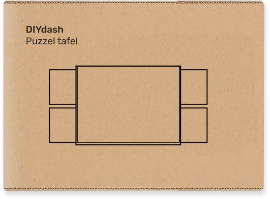 Diydash Puzzeltafel XXL Volledig Inklapbaar - 1500 Stukjes