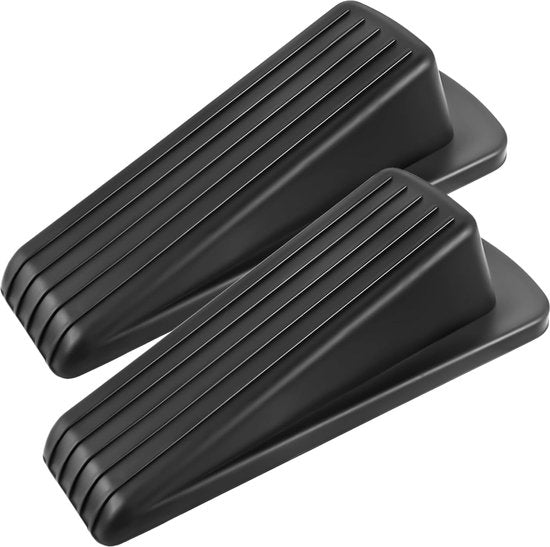 Deurstopper - 2 stuks Zwart