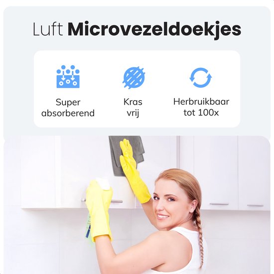 Microvezel doekjes - 14 stuks
