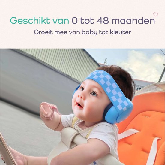 Qwali Gehoorbescherming baby en kinderen - Koptelefoon