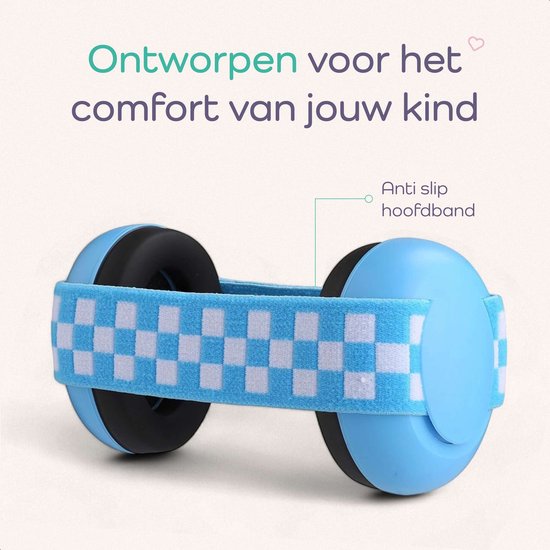 Qwali Gehoorbescherming baby en kinderen - Koptelefoon