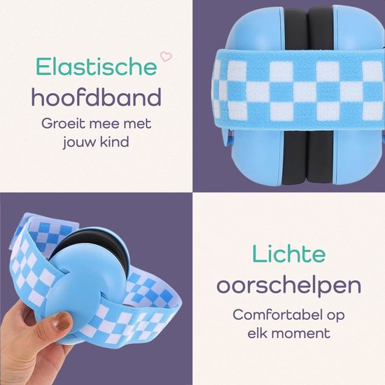 Qwali Gehoorbescherming baby en kinderen - Koptelefoon