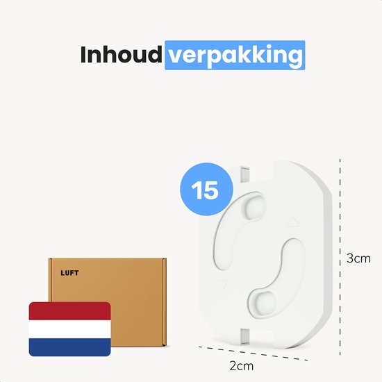 Stopcontact beveiliging - 15 stuks