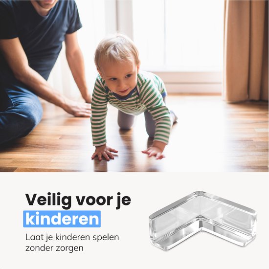 Zelfklevende Hoekbeschermers 20 stuks - Transparant