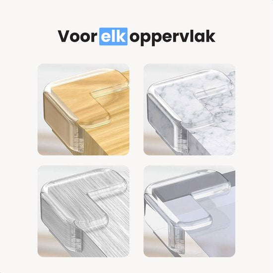 Zelfklevende Hoekbeschermers 20 stuks - Transparant