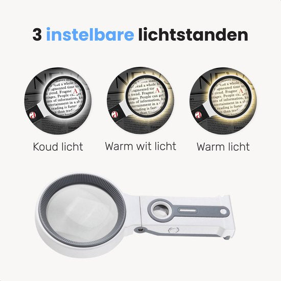 Vergrootglas met LED Verlichting - tot X30