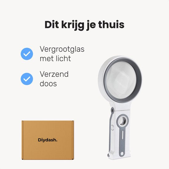 Vergrootglas met LED Verlichting - tot X30
