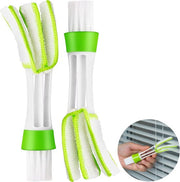 2-in-1 Lamellen reiniger met borstel - 2 PACK