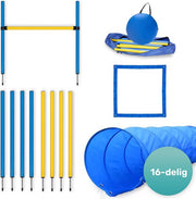 Agility set voor de hond - 16 delig