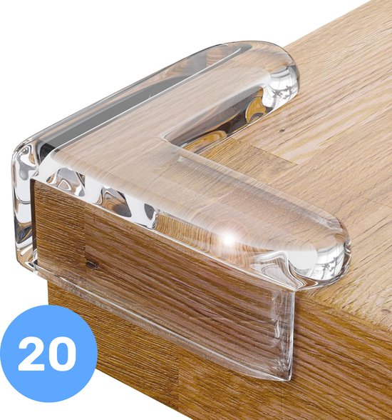 Zelfklevende Hoekbeschermers 20 stuks - Transparant