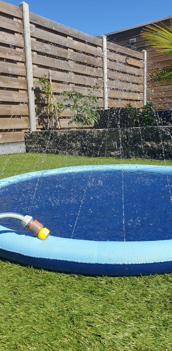 Dutchwide Baby Zwembad - Met Sproeiers - Ø170 - Kinder - Peuter - Zwembadje - Rond - Speelzwembad - waterspeelmat - Kinderzwembad - Babyzwembad