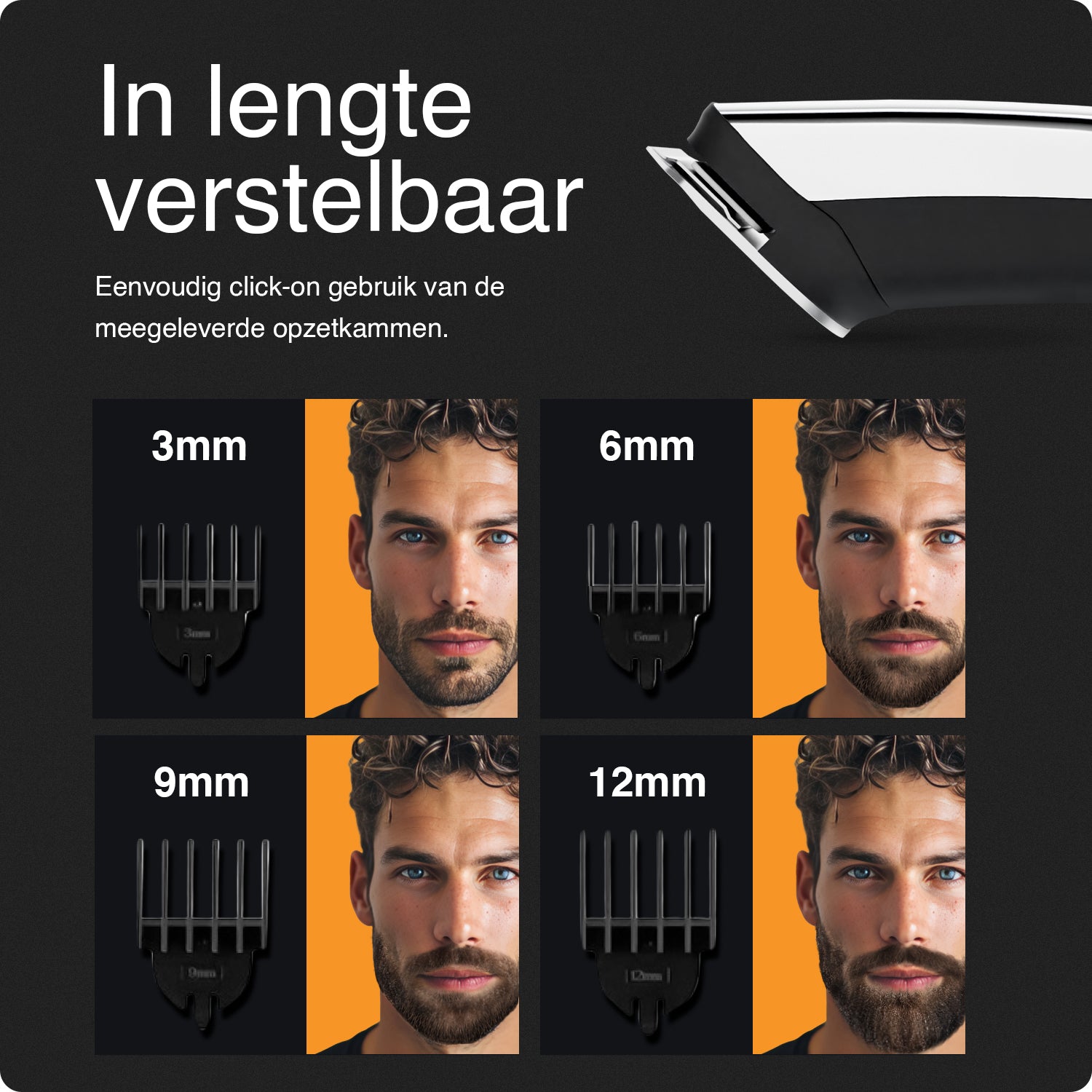 Skoov TrimMaster - Baard trimmer 6 in 1