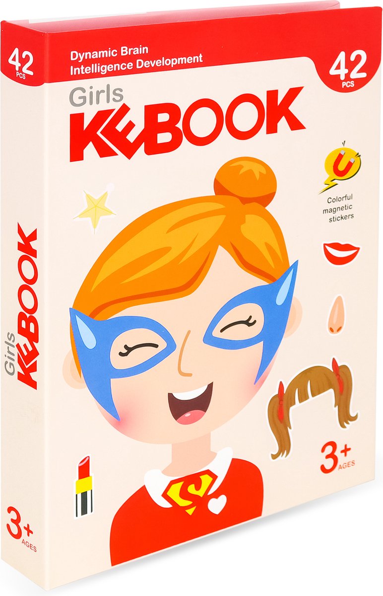 Magneetboek - Meisje - 42 magneten