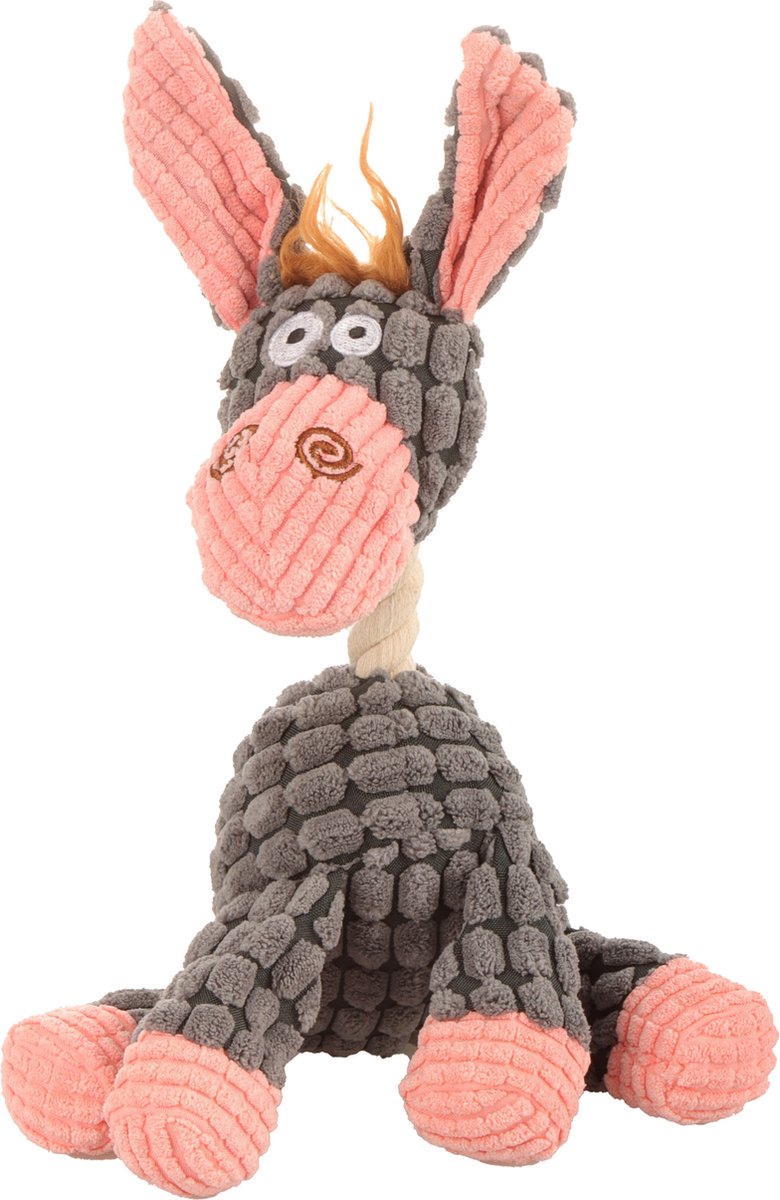 Pluche Hondenknuffel Ezel Met Piep Hondenspeelgoed - Dutchwide®