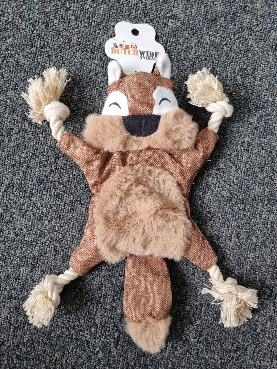 Dutchwide Hondenspeeltjes 3 Pack Met Kraak en Piep - Honden - Speelgoed - Knuffel - Intelligentie - Tennisbal - Dog Toy - Hond - Speeltjes
