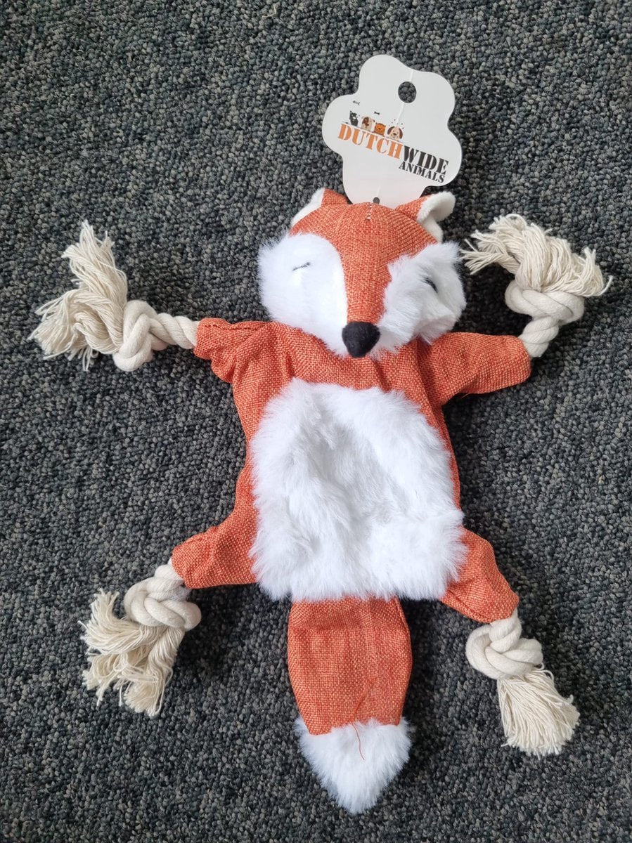 Dutchwide Hondenspeeltjes 3 Pack Met Kraak en Piep - Honden - Speelgoed - Knuffel - Intelligentie - Tennisbal - Dog Toy - Hond - Speeltjes