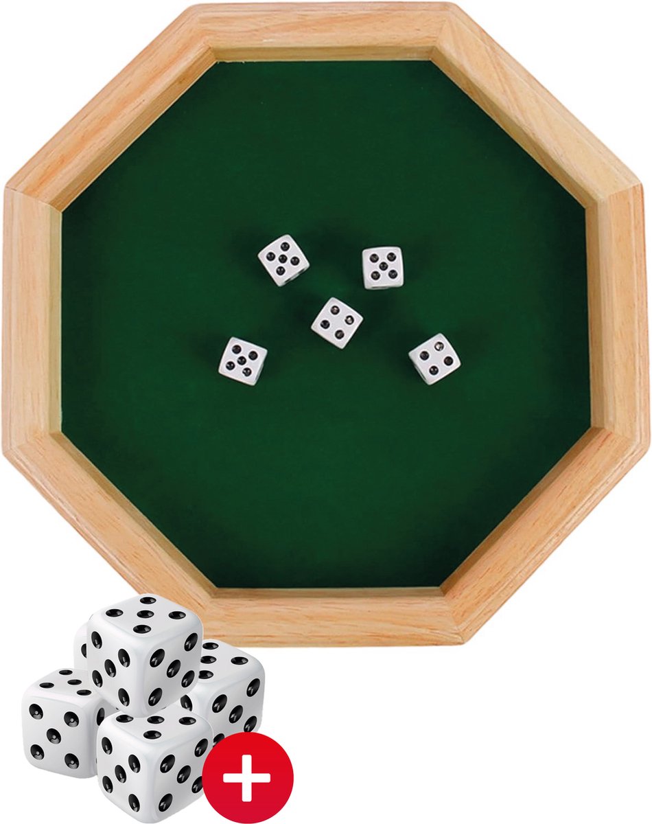 Jespro Dobbelsteen bak - Incl 5 dobbelstenen