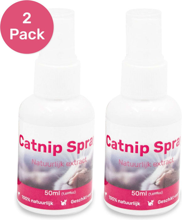 2 Pack Catnip Spray - 100% natuurlijk